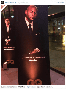 Booba élu businessman de l’année en France