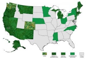 Les Américains votent pour la légalisation du cannabis...Voici les États concernés!