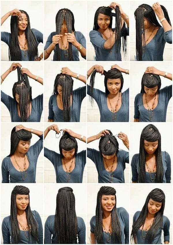 Découvrez 14  étapes faciles de magnifiques coiffures que vous pouvez faire avec les tresses: PHOTOS