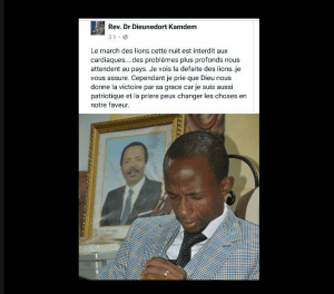 CAN 2017: Un pasteur s'attire la foudre des internautes pour avoir prédit la défaite du Cameroun contre le Sénégal