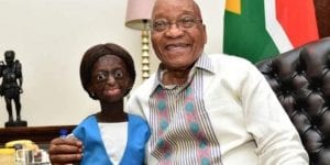 PHOTOS : Découvrez cette fille extraordinaire qui rêvait de rencontrer Jacob Zuma