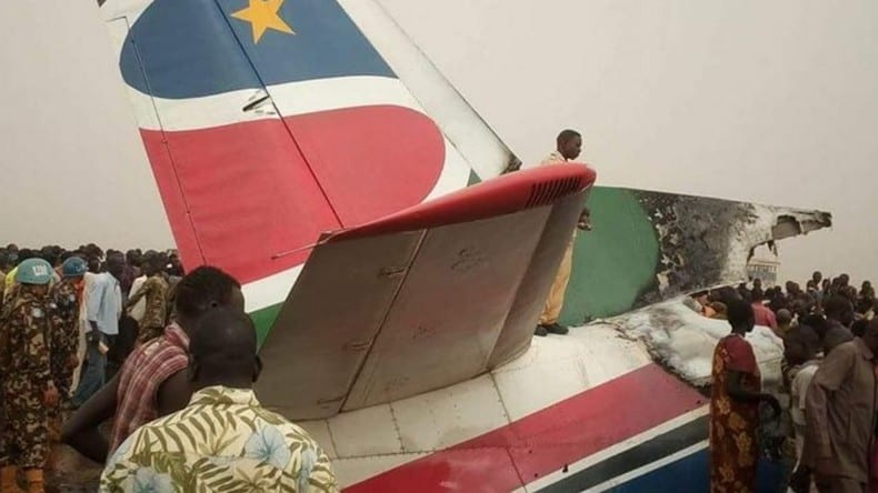 Soudan du sud: un avion s'écrase et fait plusieurs blessés