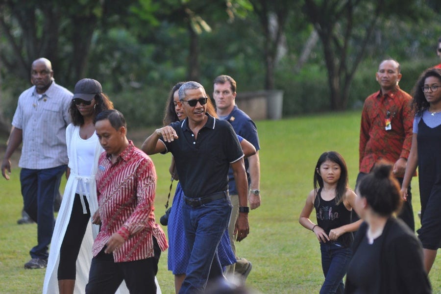 Barack Obama et sa famille prennent du bon temps à Bali...photos
