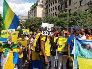 La diaspora gabonaise proteste contre la présidence d'Ali Bongo