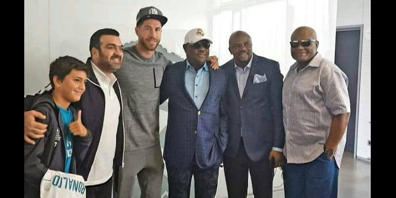 Cristiano Ronaldo et Sergio Ramos en mission au Nigeria...La raison!(photos)