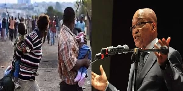 President Jacob Zuma speaking at Durban City Hall