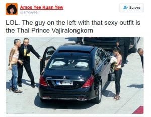 Thaïlande: Le prince humilie tout le royaume