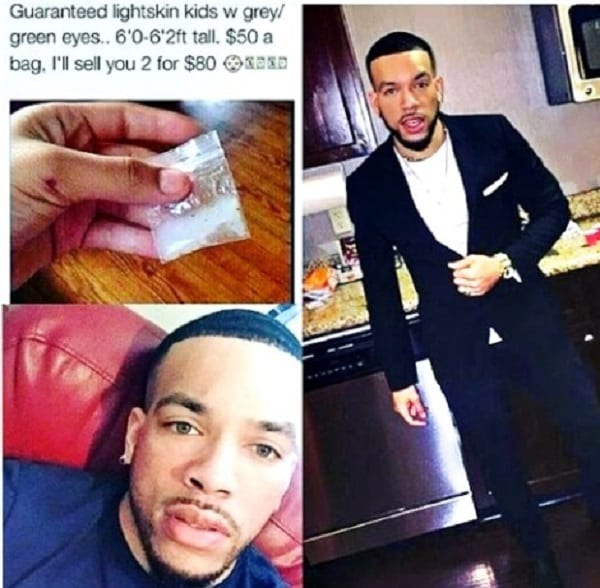 Un homme vend son sp3rme sur Instagram parce qu'il a ''la peau claire et est beau'': PHOTO