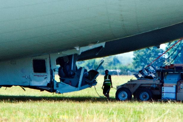 Le plus gros aéronef au monde endommagé lors d'un vol d'essai: PHOTOS