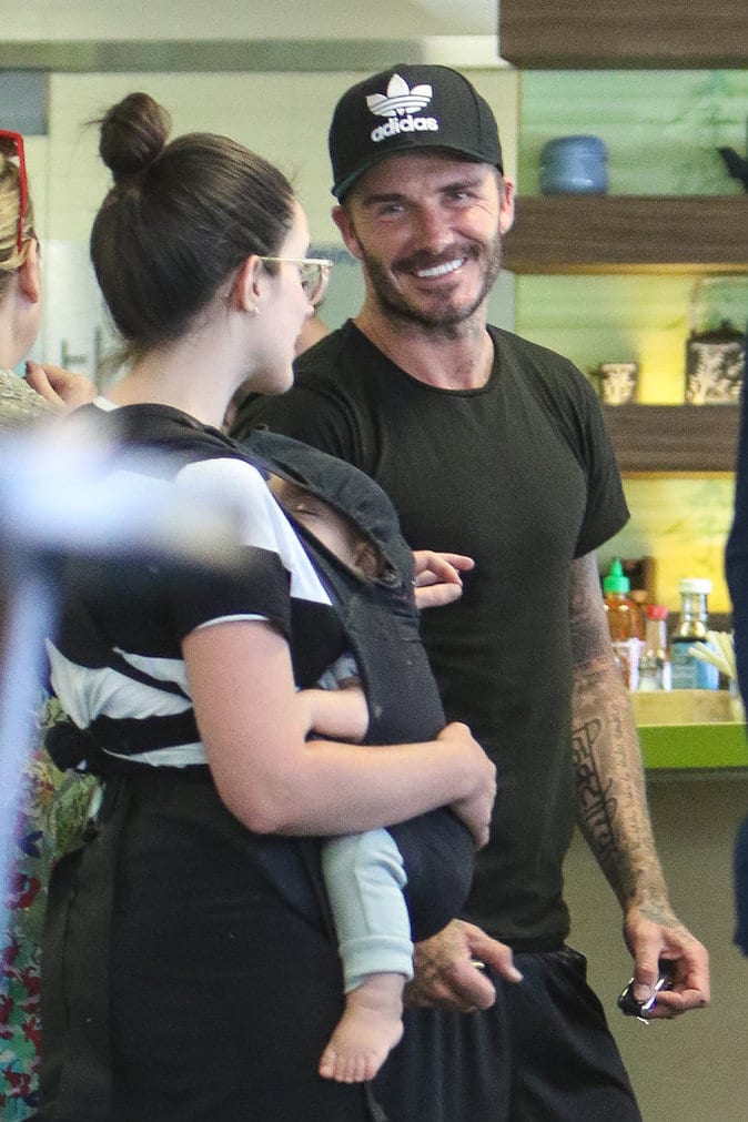 David Beckham craque sur une jeune maman...(photos)
