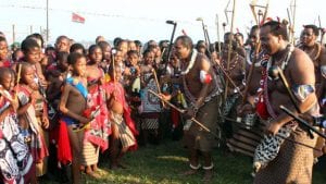 Swaziland: Les jeunes femmes vierges célèbrent la "Danse des Roseaux"...photos
