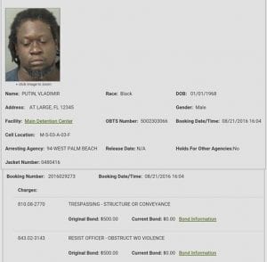 États-Unis: Un autre Vladimir Putin a comparu le 31 août dernier en Floride