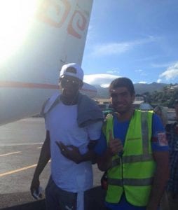 Usain Bolt en vacances à Bora Bora, après son escale à Tahiti (photos)