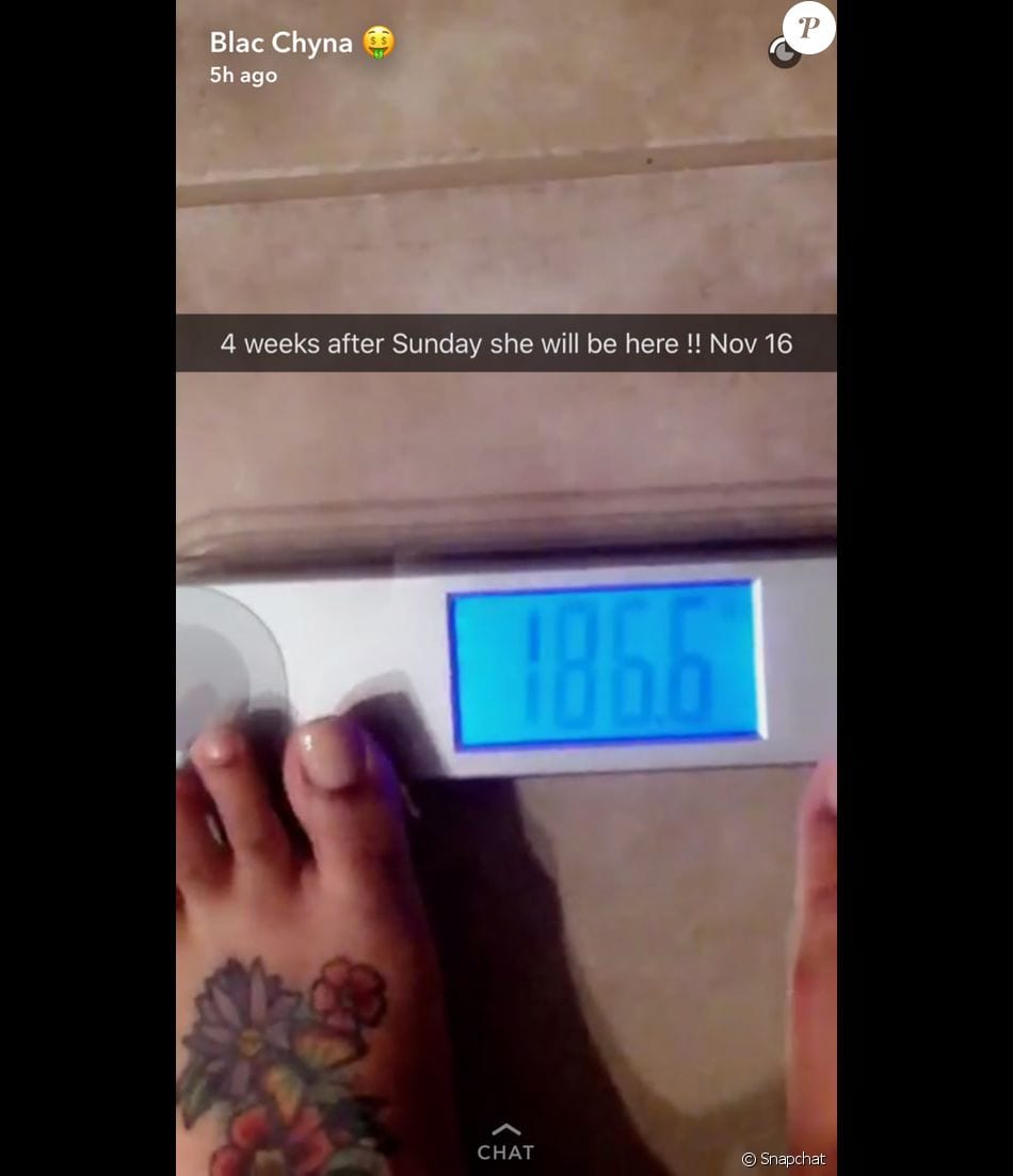 Blac Chyna révèle la date précise de son accouchement.
