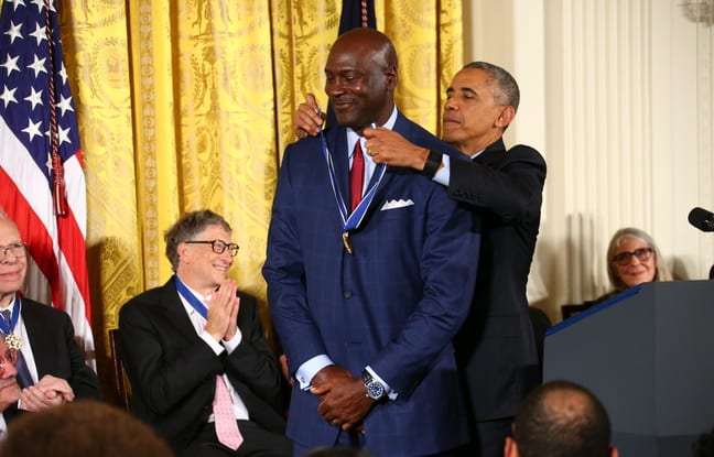 Vidéo-USA: Barack Obama fait pleurer Michael Jordan...La raison