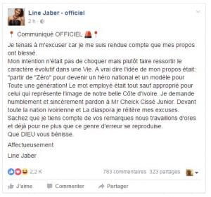 Polémique Line Jaber humilie Check Cissé: voici la réaction de la chroniqueuse (Vidéo)