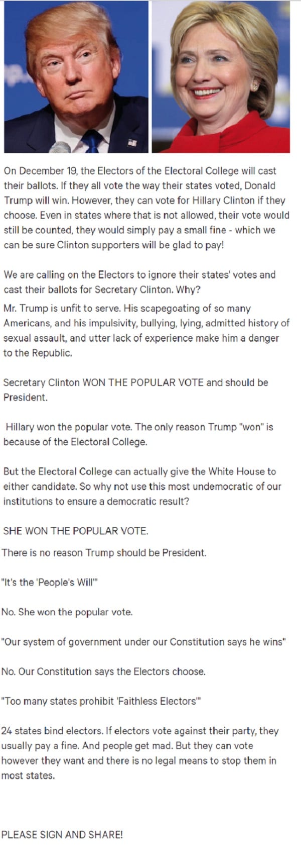 Plus de 3 millions de personnes signent une pétition pour destituer Donald Trump