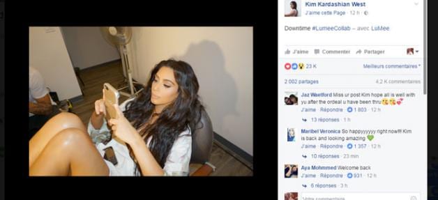 USA: Kim Kardashian prend une triste décision sur les réseaux sociaux