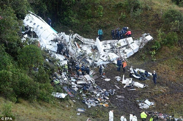 Crash de Chapecoense: Un membre d'équipage raconte comment il a survécu
