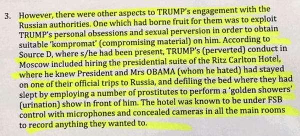 Donald Trump aurait embauché des pr0stituées pour souiller la chambre d'hôtel de Moscou où les Obama dormaient