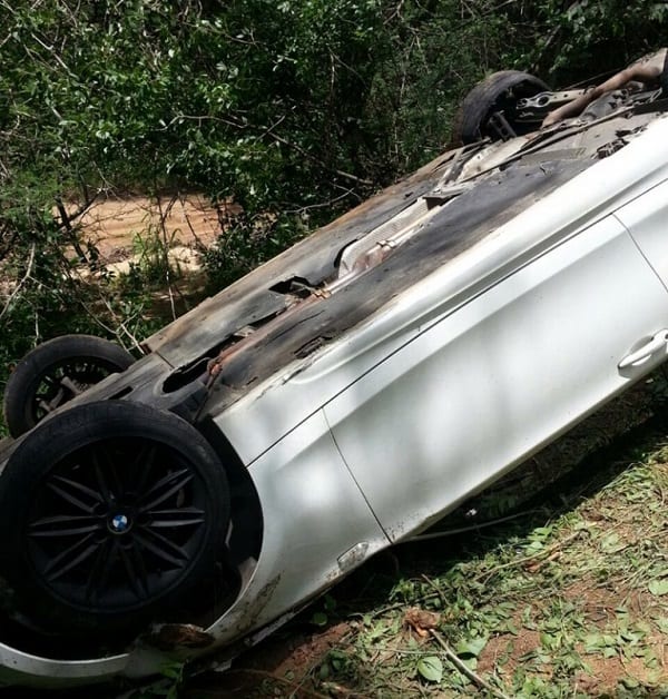 La star zimbabwéenne de football, Onisimor Bhasera victime d'un accident: PHOTOS