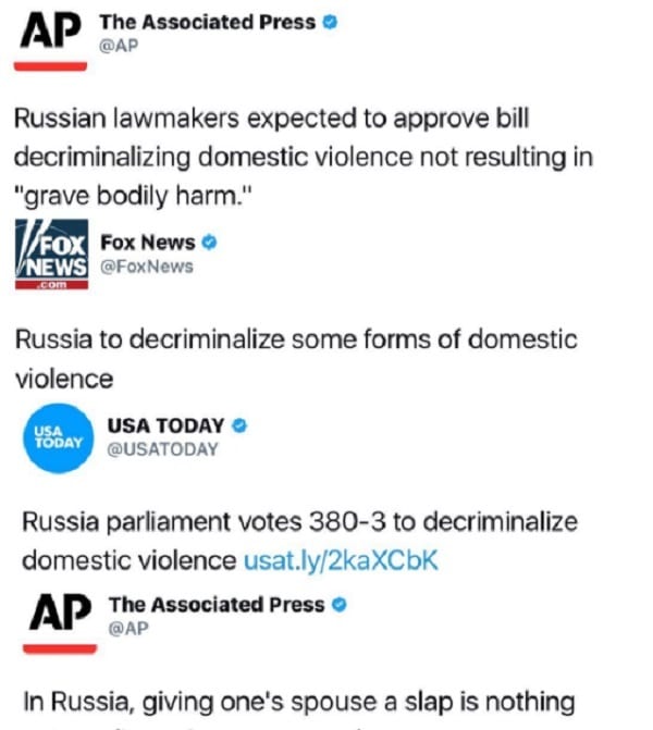 Russie: La violence domestique n'est plus un crime