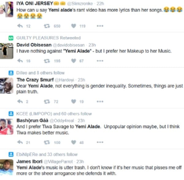 Yemi Alade a un message pour ses haineux: VIDÉO