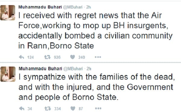 La force aérienne nigériane bombarde par erreur un camp de réfugiés, plus de 100 morts