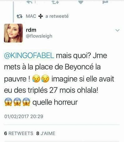 Elle devient la risée sur twitter pour s'être prononcée sur la durée de la grossesse de Beyoncé