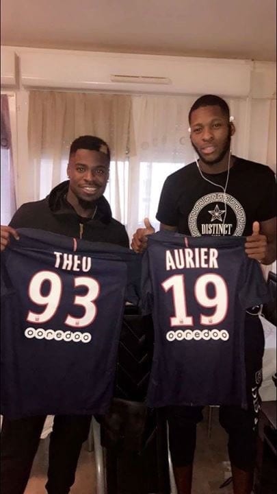 France: Serge Aurier rend visite à Théo...photo