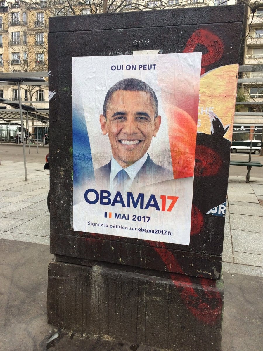Une pétition lancée pour réclamer Barack Obama à la présidentielle française...Explications