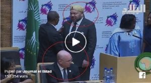 Le roi Mohammed VI boude un haut responsable algérien au sommet de l’UA. Vidéo