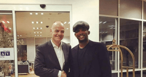 CAN 2017: Samuel Eto'o en route pour supporter les Lions indomptables au Gabon...Photos