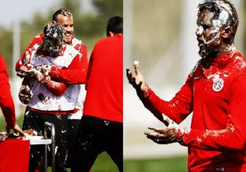 Antalyaspor: Samuel Eto'o piégé par ses coéquipiers le jour de son anniversaire...Photos