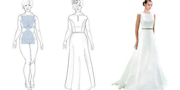 Choisissez votre robe de mariée selon votre morphologie