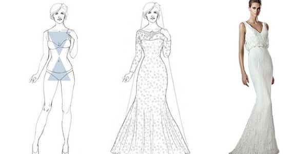 Choisissez votre robe de mariée selon votre morphologie