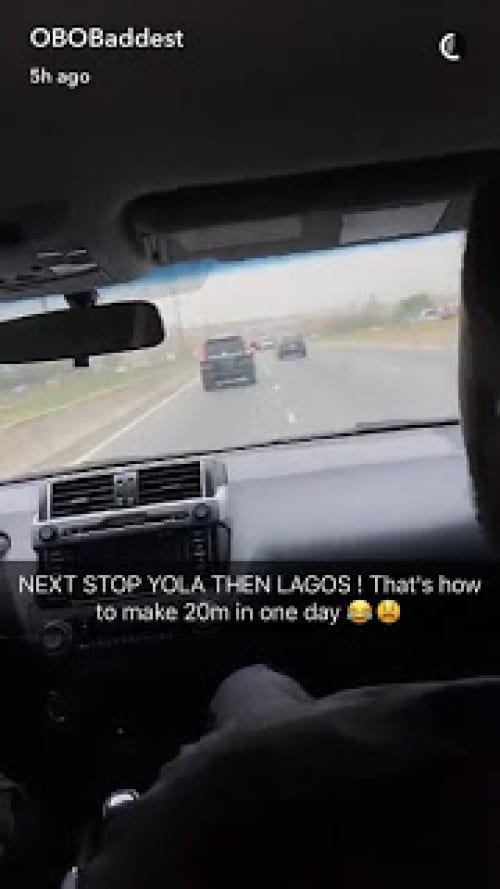 Davido révèle un «secret» sur comment il s'est fait 20 millions Naira en un jour