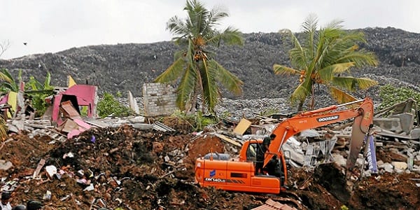 Sri Lanka: une montagne d'ordures de 90 mètres de haut s'effondre et fait 32 morts