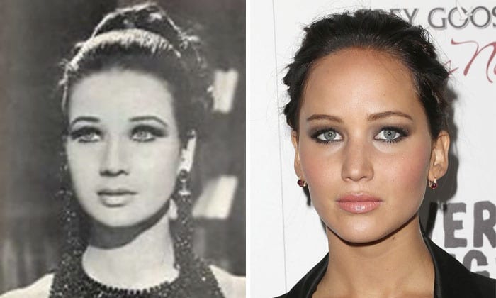 Top 13 des célébrités avec leurs sosies dans le passé...Photos