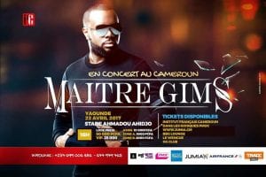 Maitre Gims arrive enfin au Cameroun