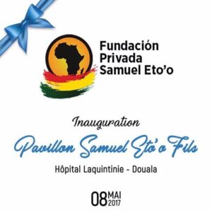 Samuel Eto’o  inaugure le pavillon pédiatrique offert à l’hôpital de Douala   (photos)