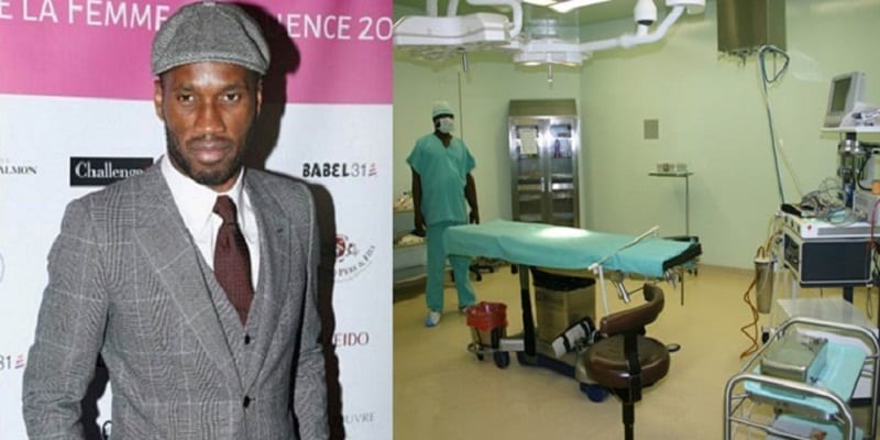 Didier Drogba lors de l’inauguration