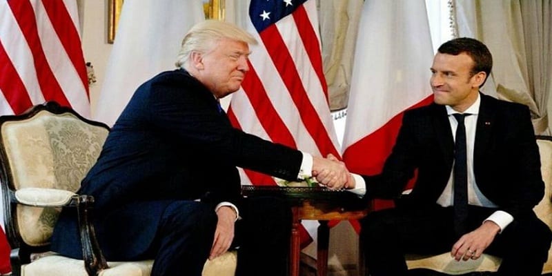 Trump-Macron, ici