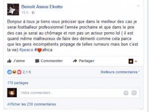 Cameroun: le joueur Assou Ekotto nouvelle star du p*rno? Il brise le silence!