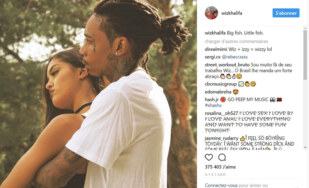 USA: Wiz Khalifa présente sa nouvelle compagne à ses fans...photos