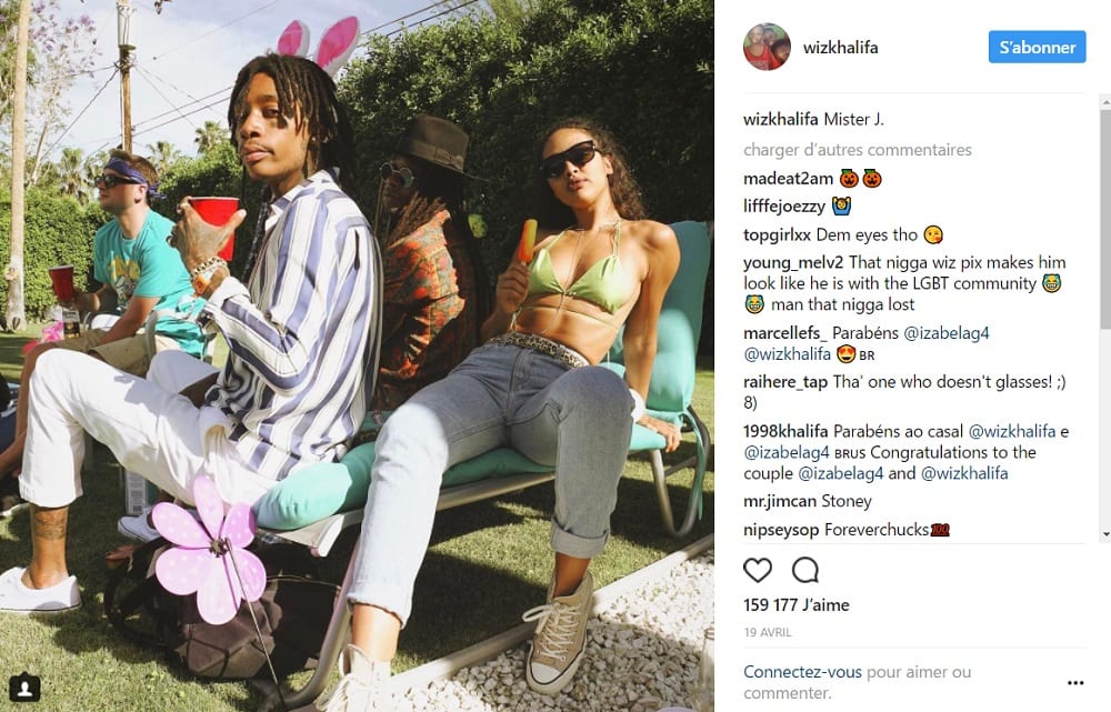 USA: Wiz Khalifa présente sa nouvelle compagne à ses fans...photos