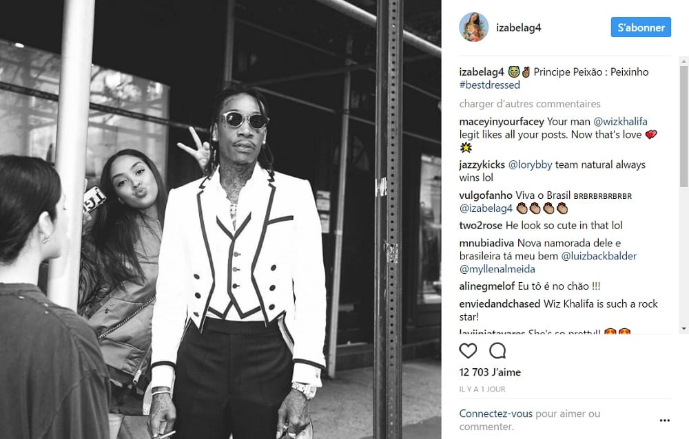 USA: Wiz Khalifa présente sa nouvelle compagne à ses fans...photos