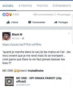 Black M et son label Wati B séduits par le jeune rappeur MC One