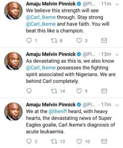 Le gardien de but nigérian Carl Ikeme souffre d'une grave maladie. Explication!
