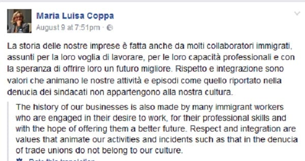 Italie: une fille se voit refuser un emploi parce qu'elle sort avec un Africain